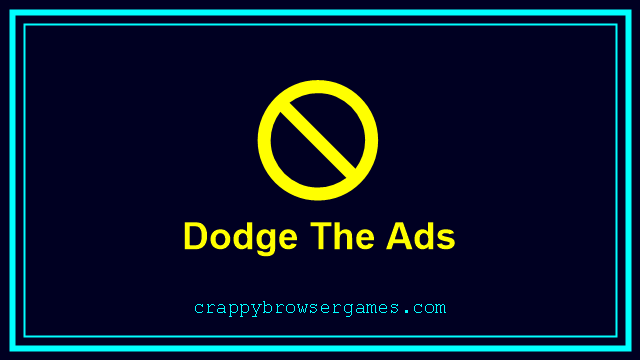 Dodge The Ads — Arcade game screenshot