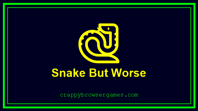 Snake But Worse — Arcade game screenshot
